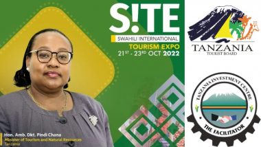 Minster Pindi Chana at Site Tourism Conference Tanzania 2002