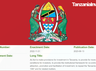 TANZANIA INVESTMENT ACT 2022