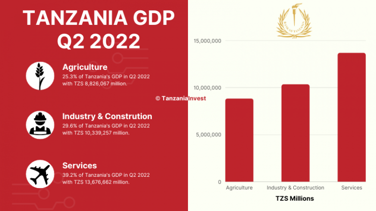 Tanzania's GDP Grew by 4.8% in Q2 2022 - TanzaniaInvest