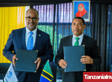 Mwigulu Nchemba With Nathan Belete