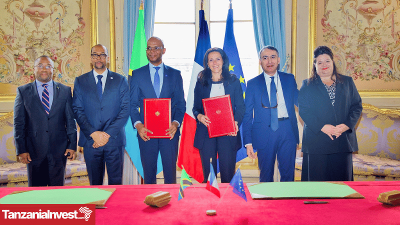 Tanzania signing the Paris Declaration