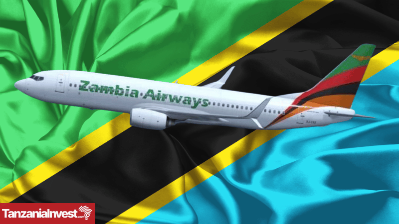 Zambia Airways flight to Tanzania