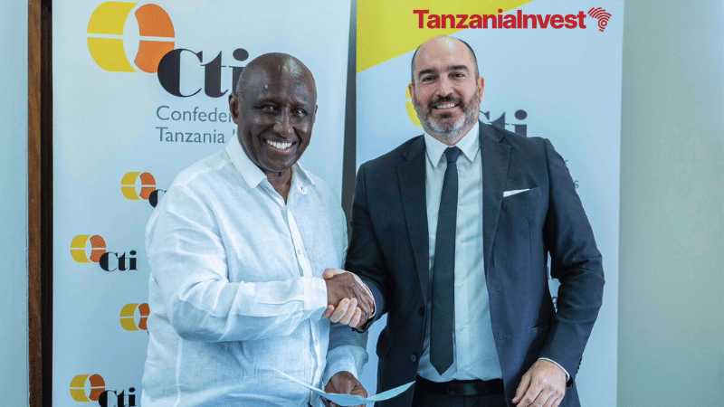 Leodegar Tenga Executive Director CTI Eric Tirabassi TanzaniaInvest