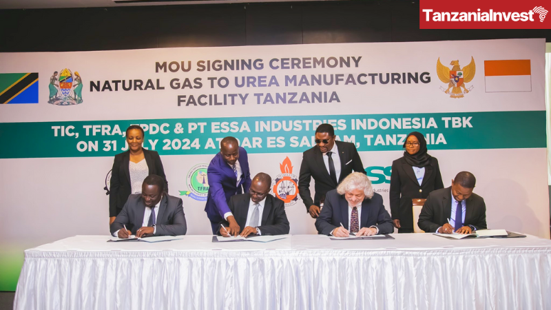 MOU Signing Ceremony for Lindi Fertilizer Plant