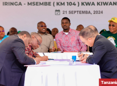 Construction agreement for the Iringa-Msembe road