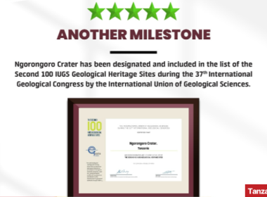 Ngorongoro second 100 IUGS Geological heritage sites