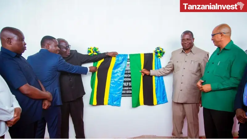 Hon.Mpango laying the foundation stone for Tabora airport