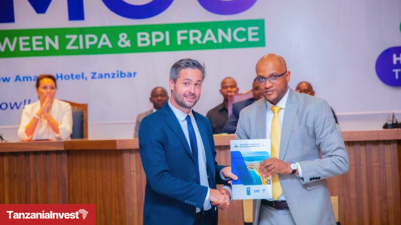 Zanzibar ZIPA Bpifrance MOU