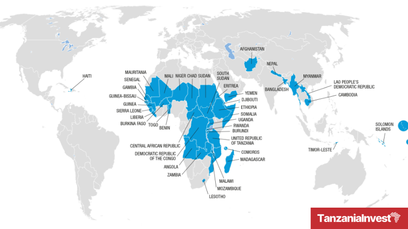 UN list of least developed countries