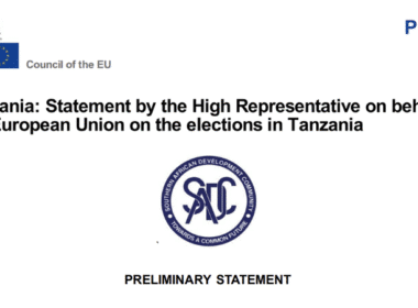 EU SADC Tanzania Election 2025 statements