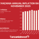 TANZANIA ANNUAL INFLATION RATE NOVEMBER 2025