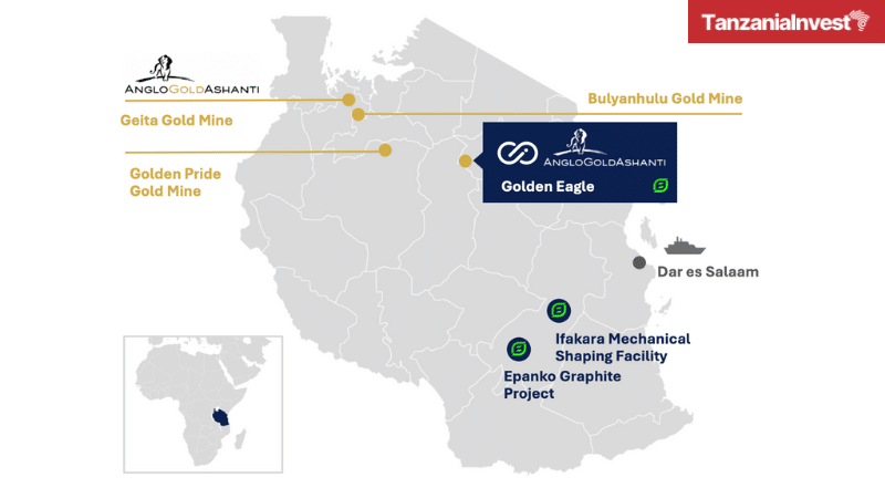 Tanzania Golden Eagle project map