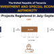 Tanzania TISEZA Investments Projects Q3 2025 July-September