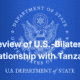 US State Department Review Relation Tanzania