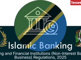 TANZANIA BOT NON-INTEREST ISLAMIC BANKING REGULATIONS
