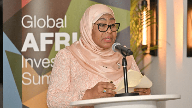 Samia Suluhu Hassan President of Tanzania Global Africa Investment Summit (GAIS)