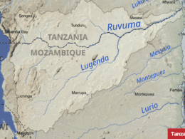 Ruvuma River Basin map