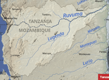 Ruvuma River Basin map