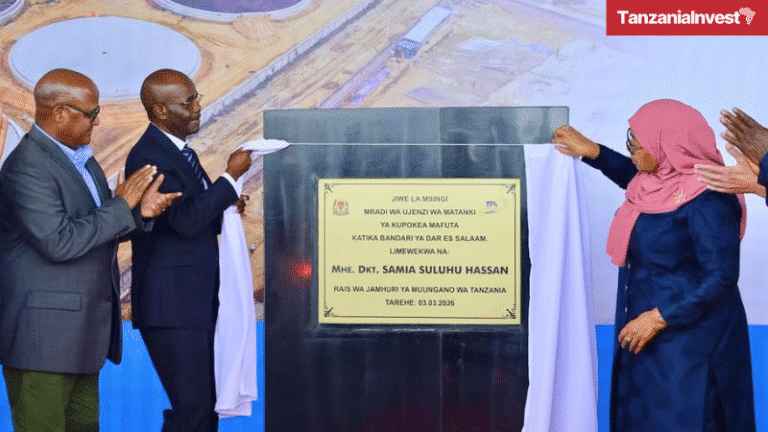 Tanzania Dar es Salaam Port oil storage tanks launch