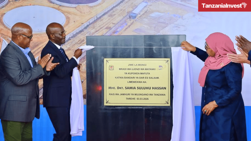 Tanzania Dar es Salaam Port oil storage tanks launch