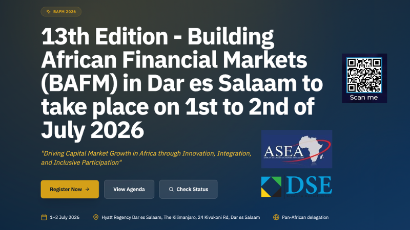 Tanzania Building African Financial Markets Forum (BAFM) July 2026