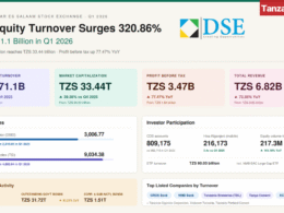 Tanzania DSE Dar es Salaam Stock Exchange Performance Q1 2026