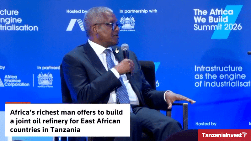 Dangote Tanzania Oil Refinery Pledge