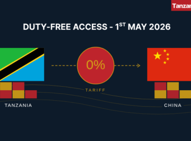 TANZANIA DUTY-FREE ACCESS CHINA 1ST MAY 2026