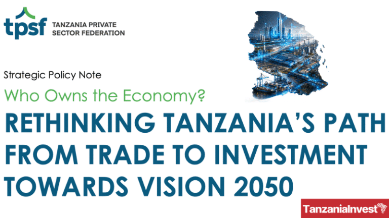 TPSF Strategic Policy Note Private Sector Investment