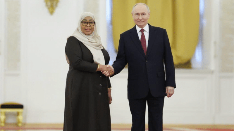 Samia Suluhu Hassan Vladimir Putin