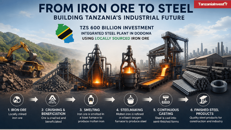 Tanzania steel plant Dodoma