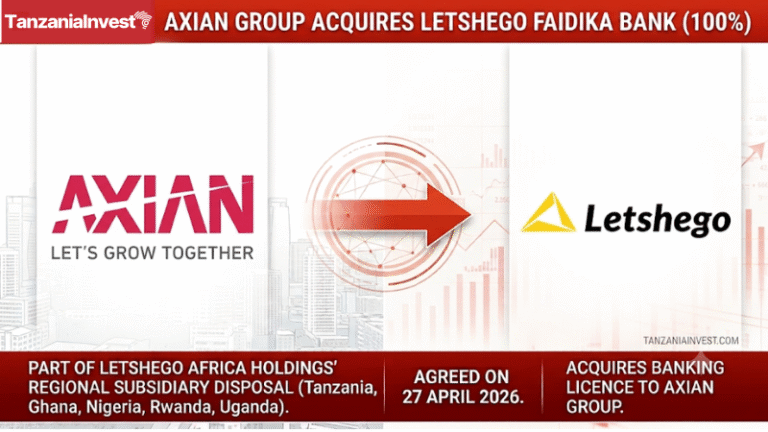 Axian Acquisition Letshego Bank Tanzania