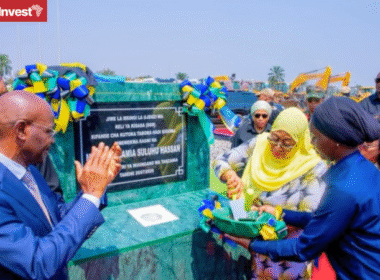 Tanzania President Samia Suluhu Hassan foundation stone construction Tabora-Kigoma Standard Gauge Railway (SGR)