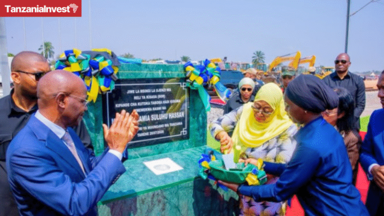 Tanzania President Samia Suluhu Hassan foundation stone construction Tabora-Kigoma Standard Gauge Railway (SGR)