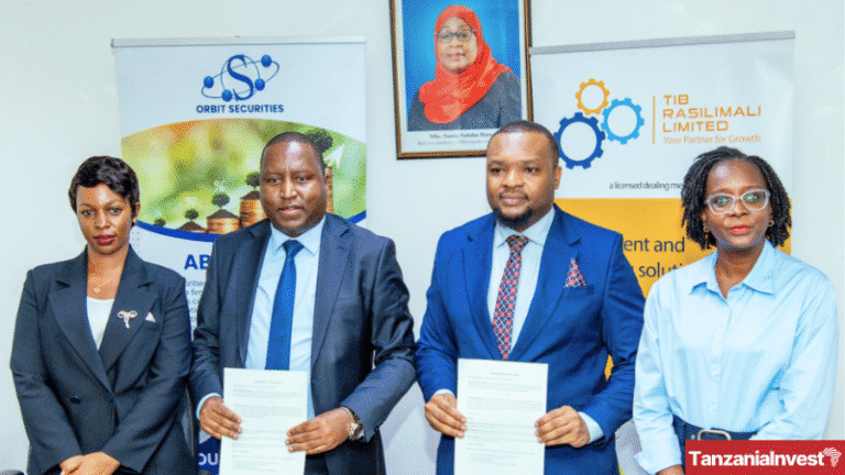 Tanzania TIB Rasilimali Orbit Securities Memorandum of Understanding MOU
