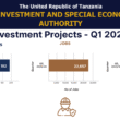 Tanzania TISEZA Investments Projects Q1 2026 January-March