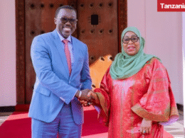 Samia Suluhu Hassan Ndiame Diop World Bank Dar es Salaam Port Second Phase