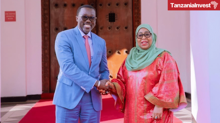 Samia Suluhu Hassan Ndiame Diop World Bank Dar es Salaam Port Second Phase