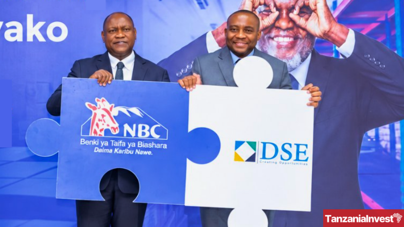 Tanzania DSE Dar es Salaam Stock Exchange Nalitolela NBC Bank Sabi partnership