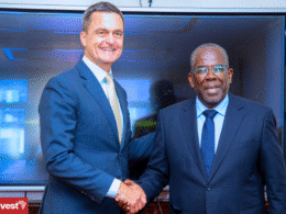 Tanzania Minister for Finance Khamis Mussa Omar US Acting Charge Affaires in Tanzania Andrew Lent