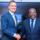 Tanzania Minister for Finance Khamis Mussa Omar US Acting Charge Affaires in Tanzania Andrew Lent