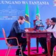 Presidents Samia Suluhu Hassan and Yoweri Museveni witness the Tanga Regional Energy Hub MoU signing, State House Dar es Salaam