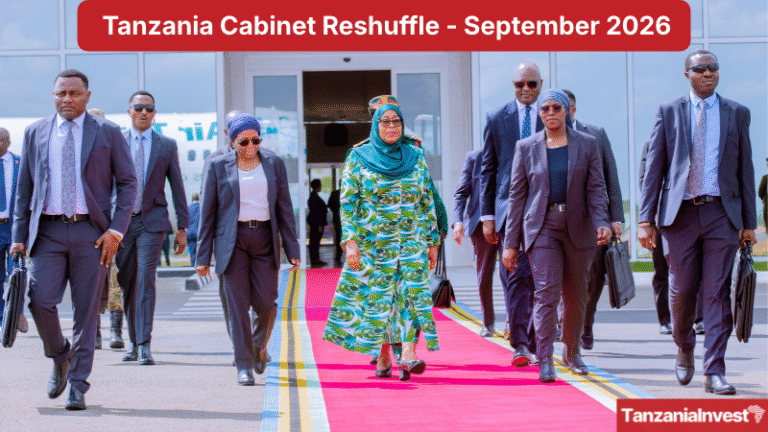 Samia Suluhu Hassan Tanzania Cabinet reshuffle September 2026