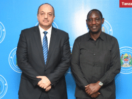 Tanzania Livestock Fisheries MinisterBashiru Kakurwa Qatar Khalid bin Mohammad Al Attiyah