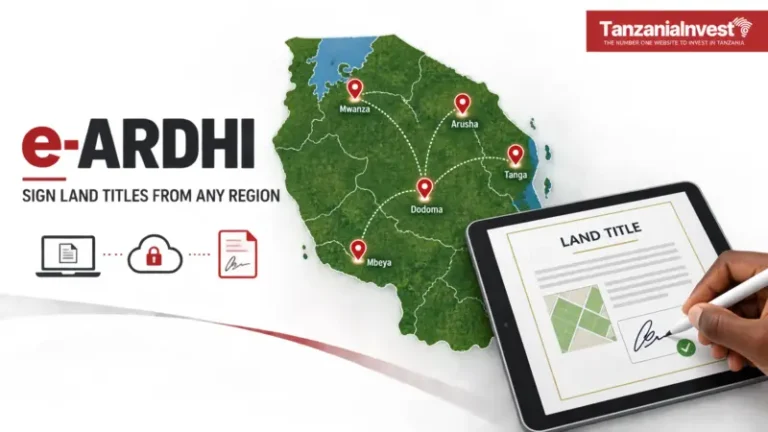 Tanzania e-Ardhi digital land system titles