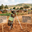 Tanzania land survey developed areas