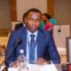 Deputy Finance Minister Laurent Luswetula speaks at the High-Level Ministerial Forum on healthcare investment in Nairobi