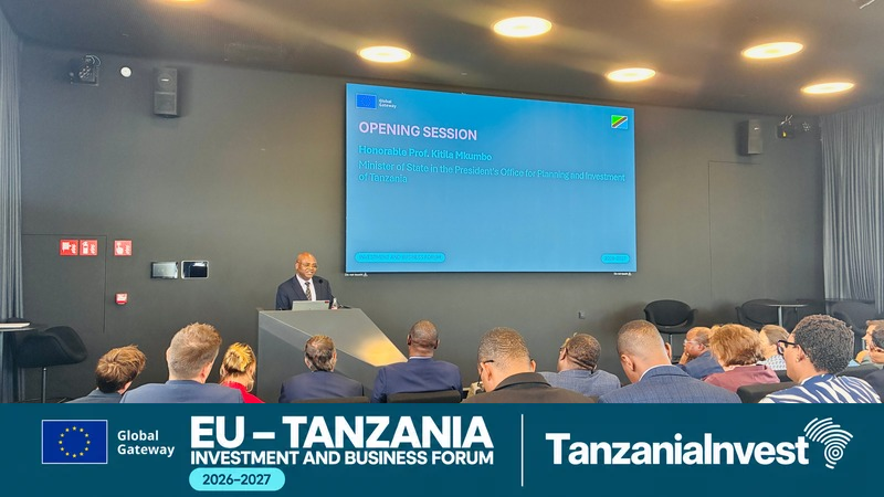 EU-Tanzania Roadshow 2026 Port of Antwerp-Bruges Porf Kitila Mkumbo