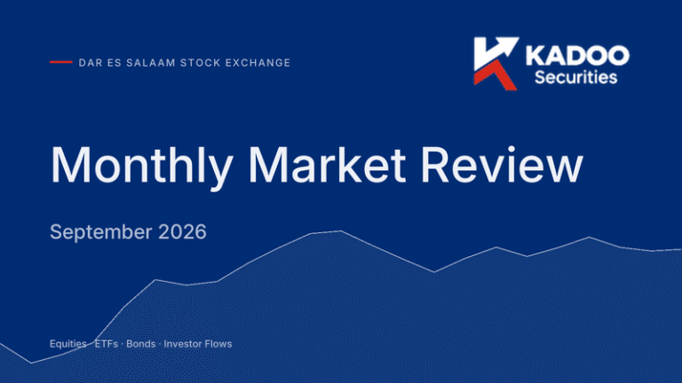 Dar es Salaam Stock Exchange (DSE) Market Review September 2026 by Kadoo Securities